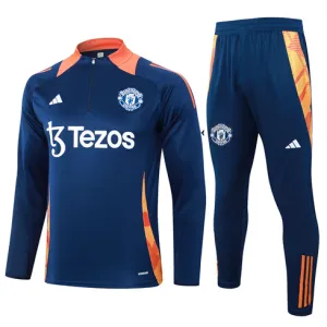 Tuta sportiva di Manchester United 2024/25 Azzurra