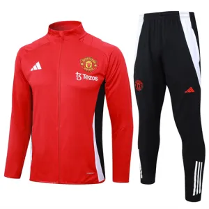 Vestito sportivo per bambini di Manchester United 2024/25 Rosso