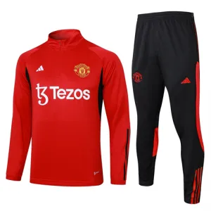 Tuta sportiva per bambini di Manchester United 2024/25 Rosso