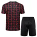 Manchester United Training Jersey + Shorts 2024/25 Black/Red