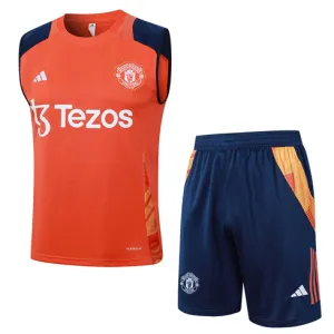 Set di shorts e gilet di Manchester United 2024/25 Arancione