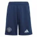 Manchester United 2024/25 Away Shorts - Blue