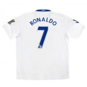 Cristiano Ronaldo Manchester United Retro Jersey 2008/09 Away - White