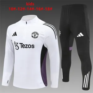 Manchester United 2025/26 Set Sportivo Bambino Bianco