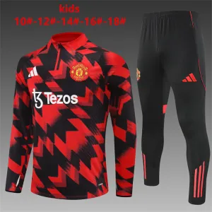 Manchester United 2025/26 Set Sportivo Bambino Rosso Nero