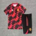 Manchester United 2025/26 Kids Training Set Red Black