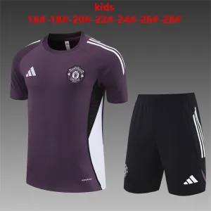 Manchester United 2025/26 Set Allenamento Bambino viola