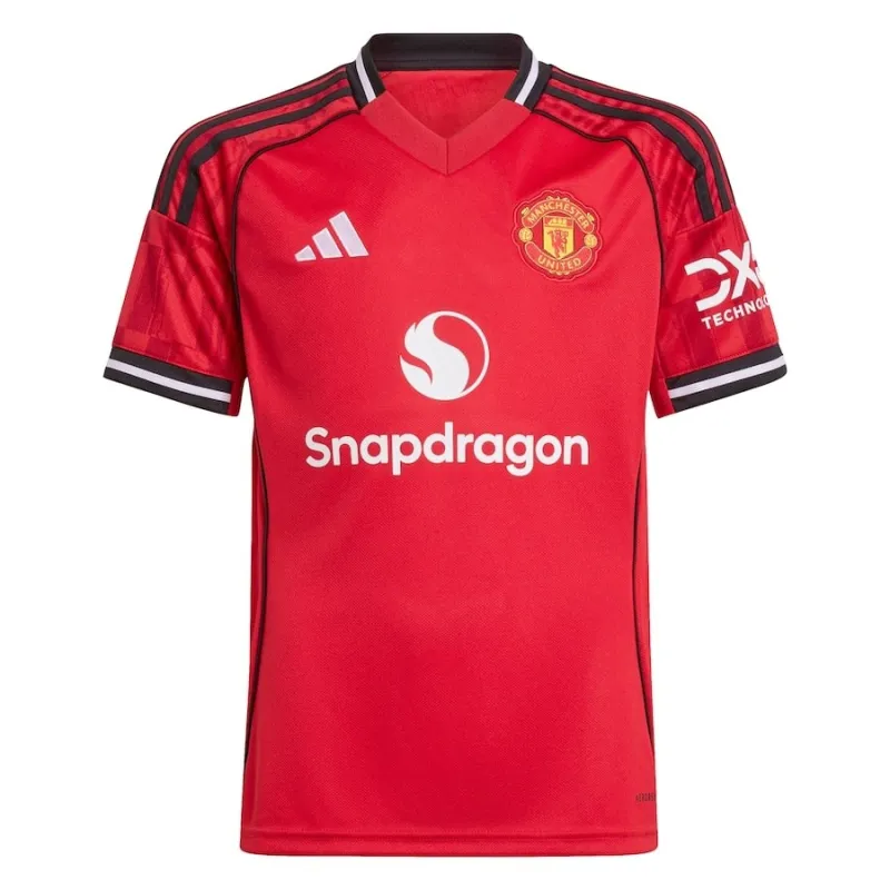 Manchester United Kids' 2025/26 Home Jersey - Red