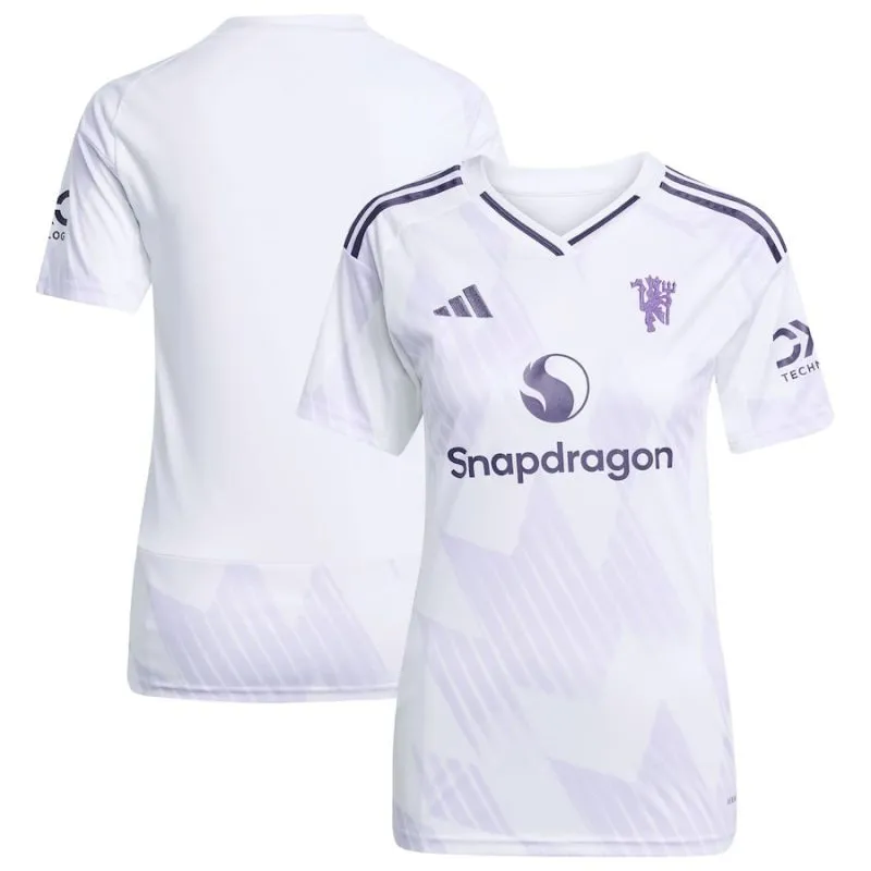 Manchester United 2025/26 Women's Away Jersey - White