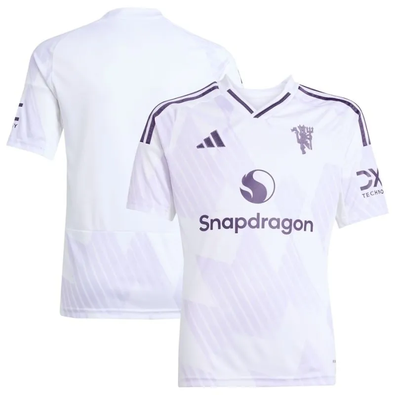 Manchester United 2025/26 Kids' Away Jersey - White
