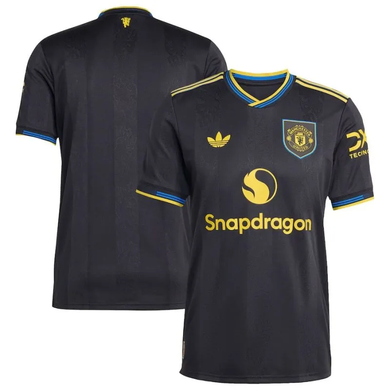 Manchester United 2025/26 Third Player Jersey - Black