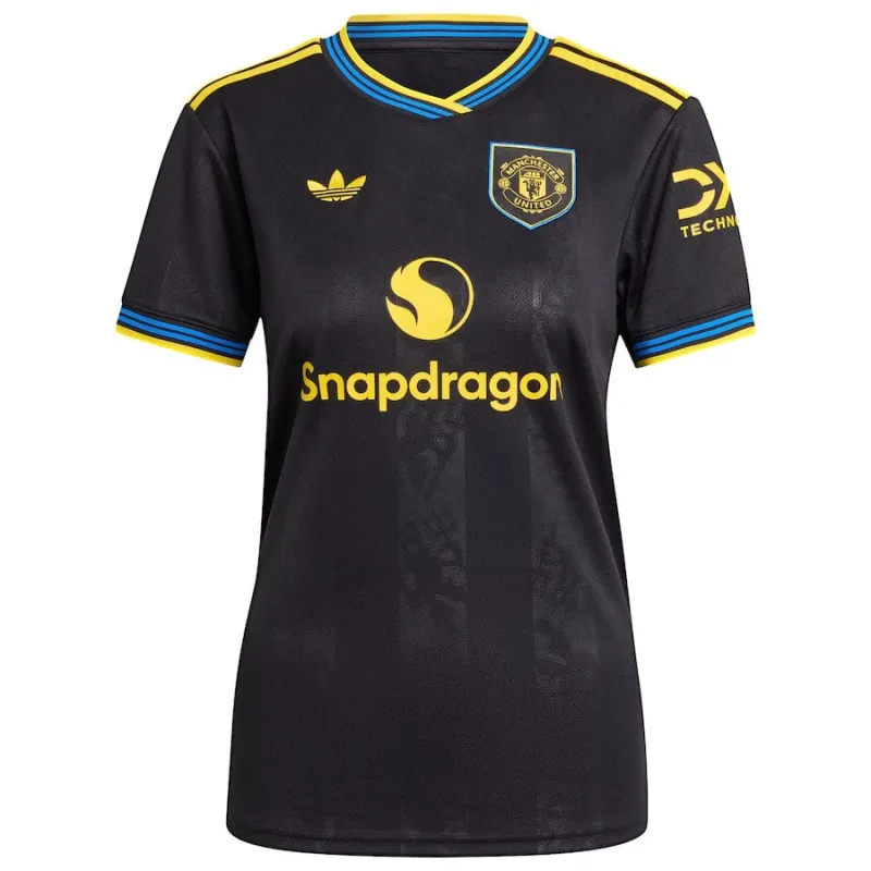 Manchester United 2025/26 Third Women's Jersey - Black