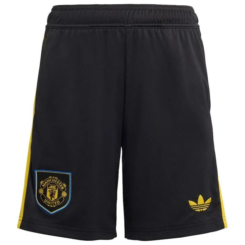 Manchester United 2025/26 Third Kids Kit Jersey - Black