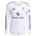 Manchester United 2025/26 Away Long Sleeve Jersey - White