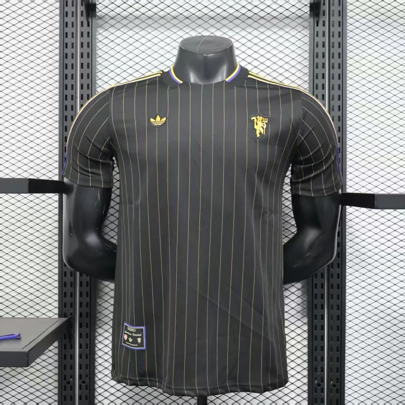 Manchester United 2025/26 Casual Edition Player Jersey - Black