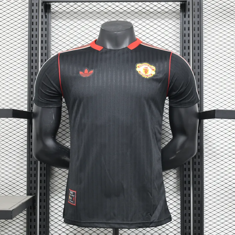 Manchester United 2025/26 Casual Edition Player Jersey - Black