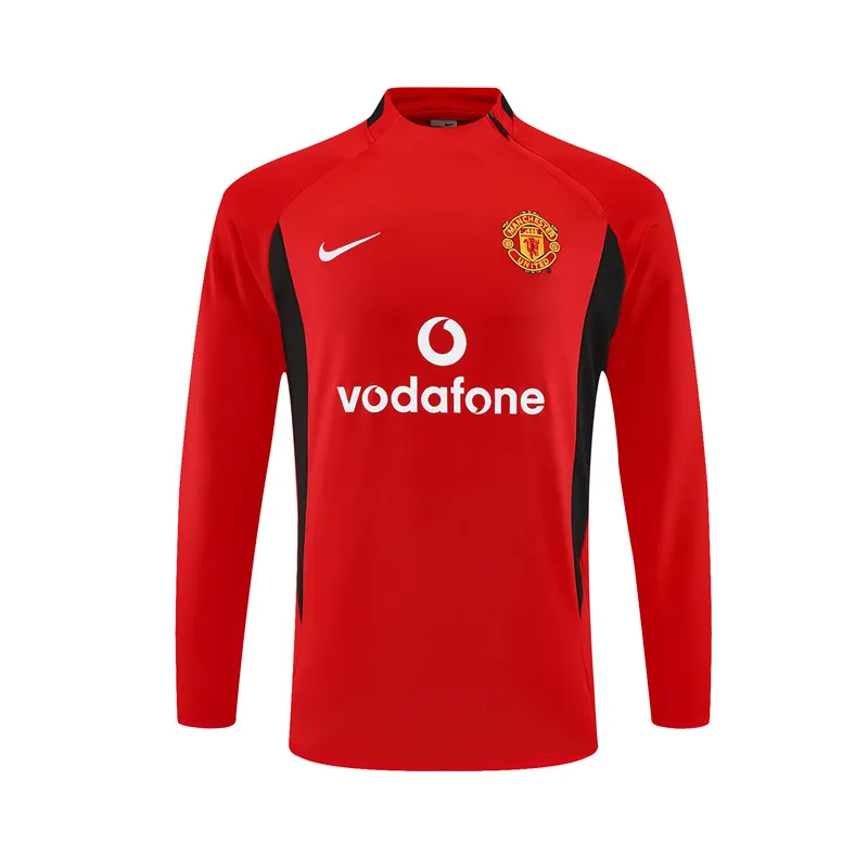 Manchester United 2002/03 Retro Red Training Top