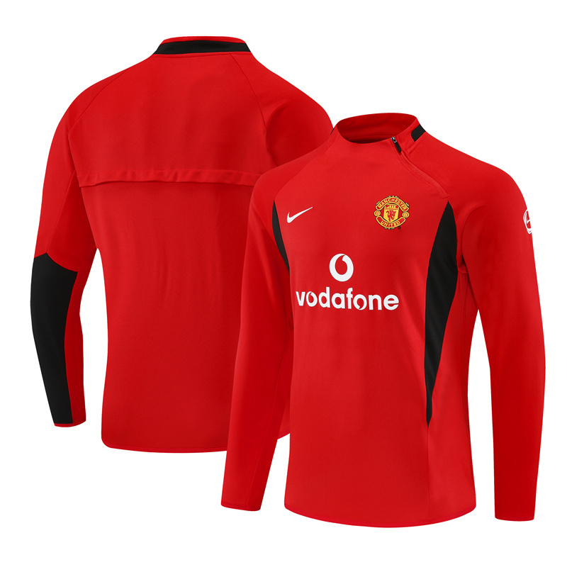 Manchester United 2002/03 Retro Red Training Top