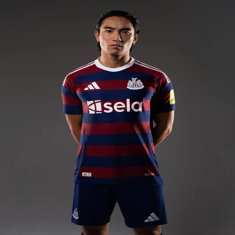 Newcastle United 2024/25 Away Player Jersey - Red/Blue