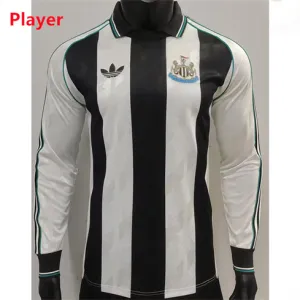 Newcastle United 2024/25 Special Edition Long-Sleeve Player Jersey - Black/White