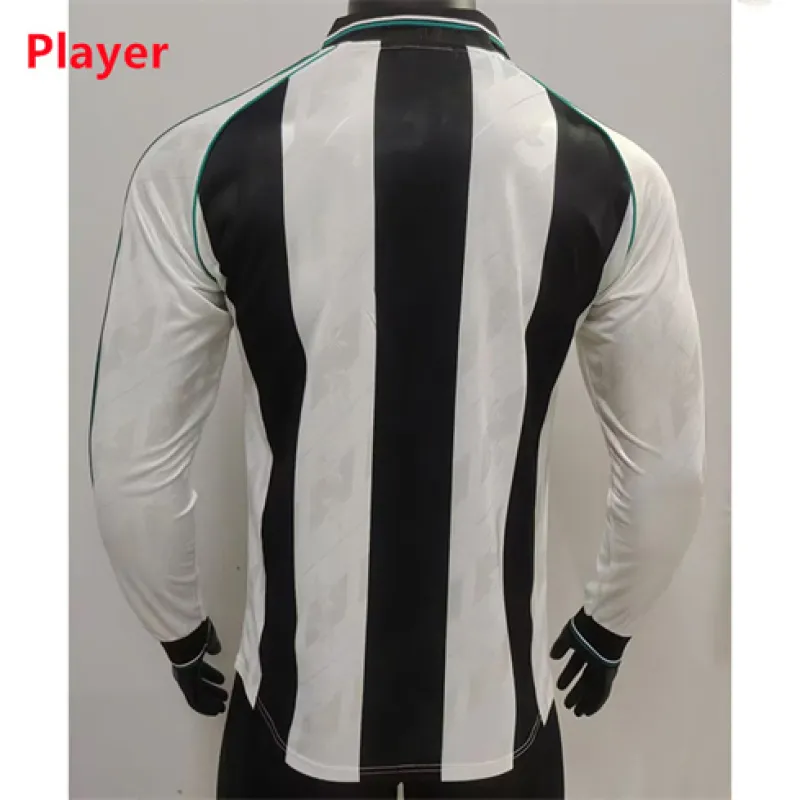 Newcastle United 2024/25 Special Edition Long-Sleeve Player Jersey - Black/White