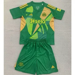 Newcastle United Kids' Goalkeeper Jersey + Shorts 2024/25 - Green