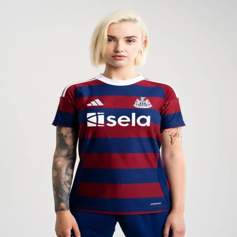 Newcastle United 2024/25 Womens Away Jersey - Red/Blue