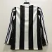 Newcastle United 1995-97 Long Sleeve Retro Home Jersey - Black/White