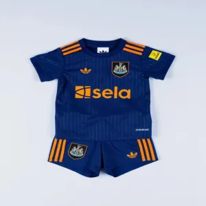 Set di maglia bambini terza dell'Newcastle United 2025/26 - Blu