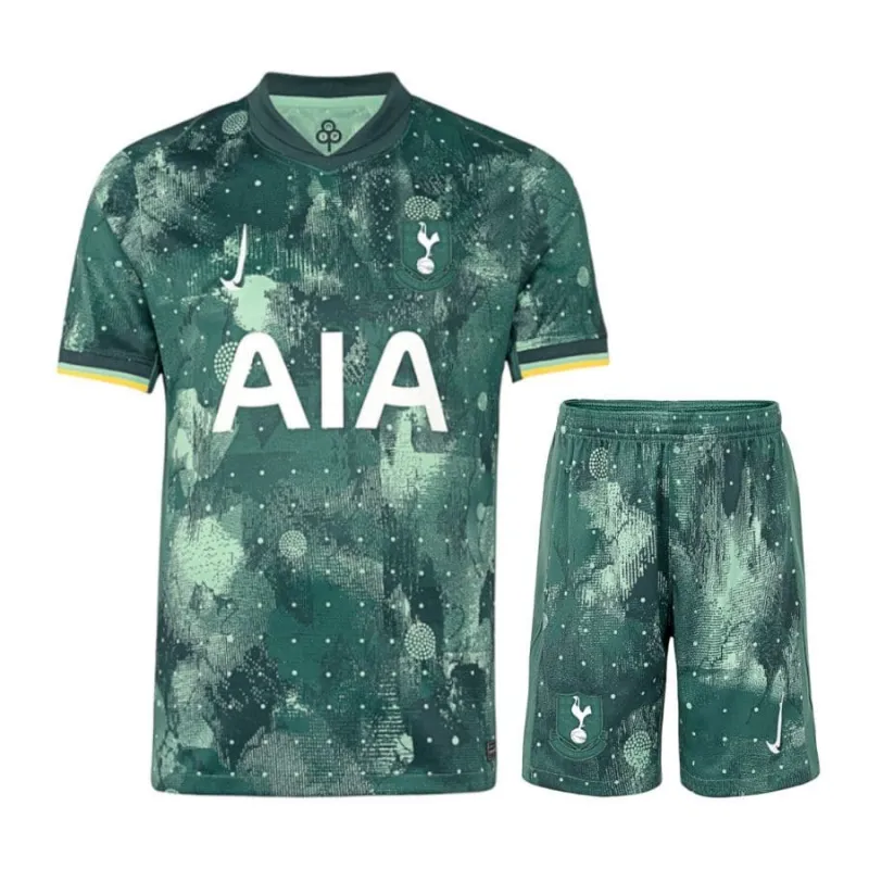 Terza maglia per bambini con completo di Tottenham Hotspur 2024/25 - Verde smalto