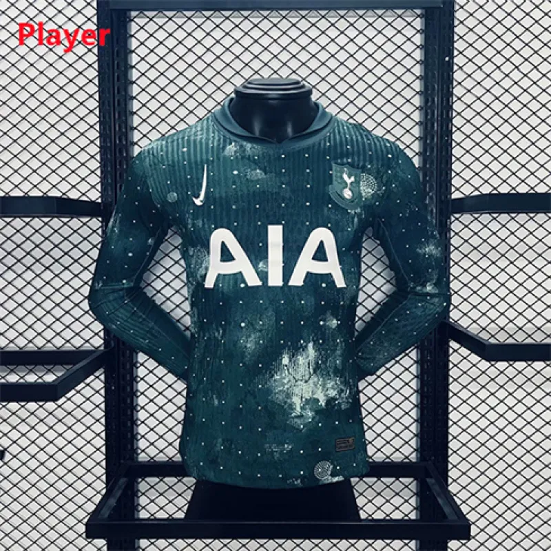 Terza maglia a maniche lunghe di Tottenham Hotspur 2024/25 - Edizione giocatore - Verde smalto
