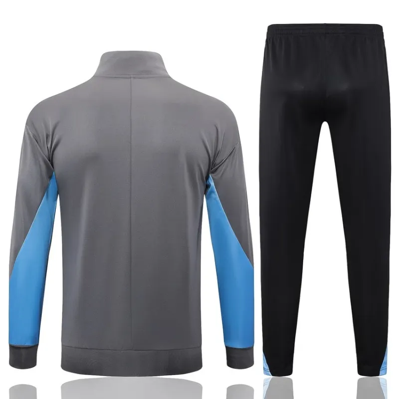 Tottenham Hotspur 2024/25 Hooded Tracksuit Set – Light Gray