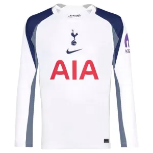 Tottenham Hotspur 2025/26 Home Long Sleeve Jersey - White