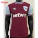 Il kit di casa - edizione giocatore - di West Ham United per 2024/25 - Rosso