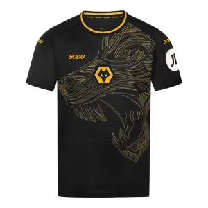 Maglia per bambini da trasferta di Wolverhampton Wanderers 2024/25 - Nero