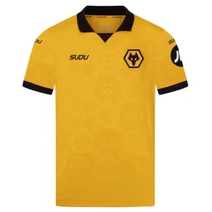 Maglia bambini Wolves 2025/26 Casa - Gialla