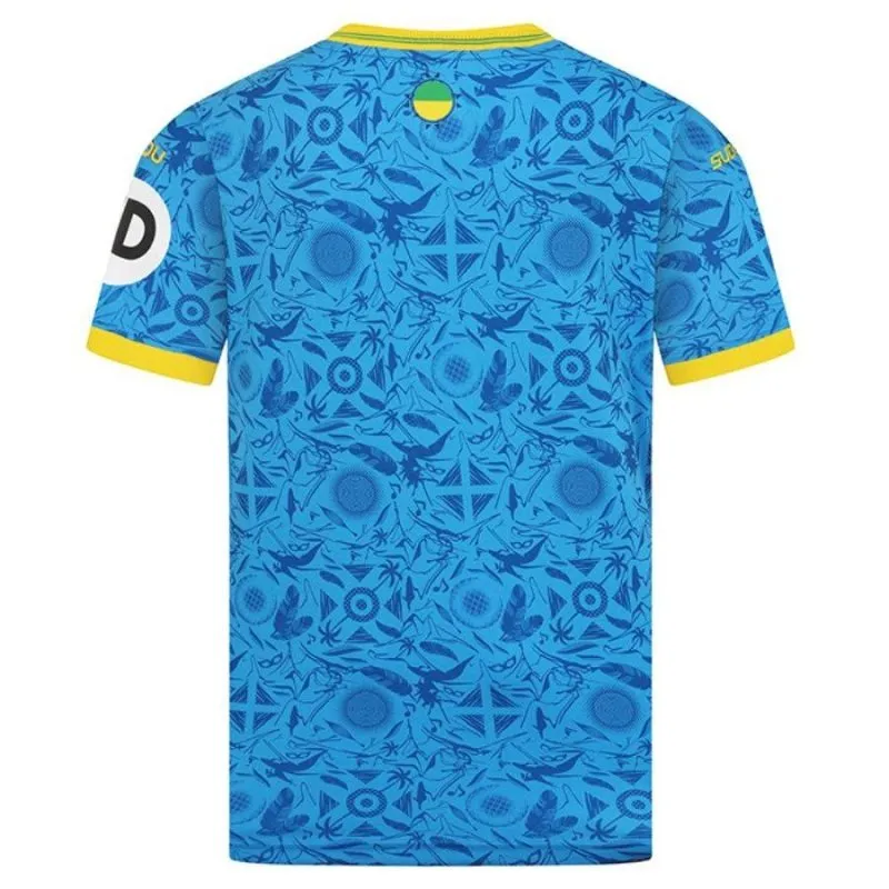 Wolves 2025/26 Maillot Third Enfant avec Short - Bleu