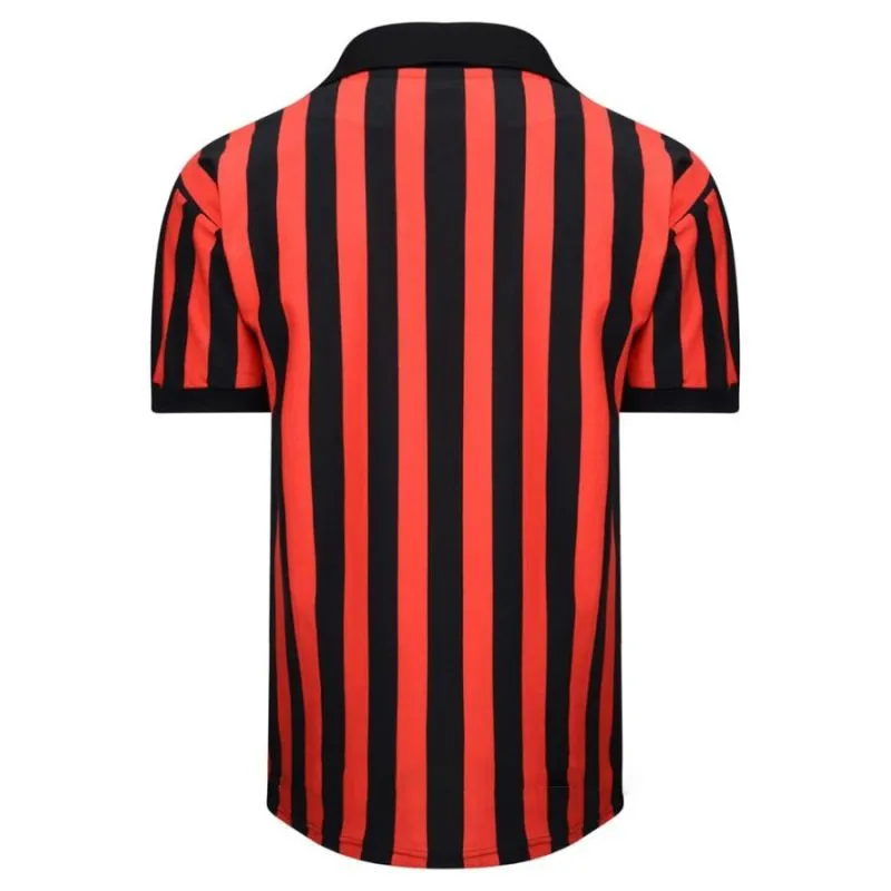 AC Mailand 1963 Retro-Heimtrikot - Rot/Schwarz