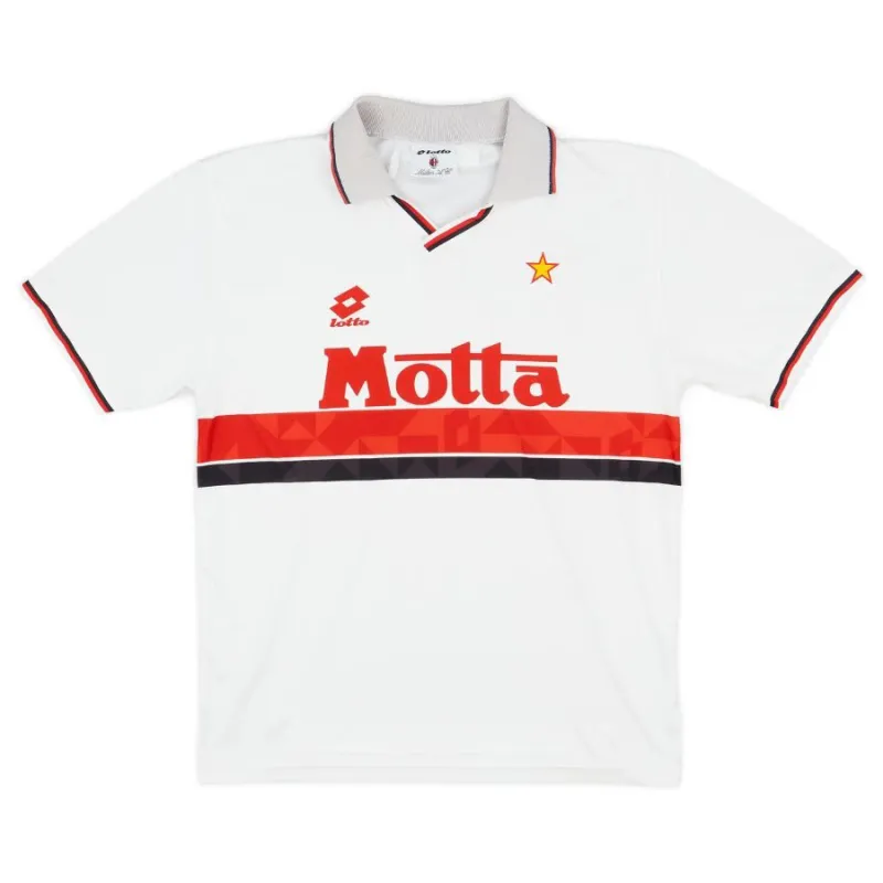 AC Milan 1993/94 Maillot extérieur rétro - Blanc