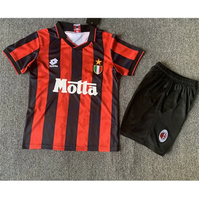 AC Mailand 1993/94 Retro Heim-Kinder-Trikot - Rot