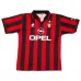 AC Mailand 1996/97 Retro-Heimtrikot - Rot/Schwarz