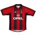 AC Milan MALDINI 1998 2000 Retro Home Jersey - Red/Black