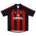 AC Milan 2000 2002 Retro Home Jersey - Red/Black