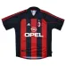 AC Milan MALDINI 2000 2002 Retro Home Jersey - Red/Black