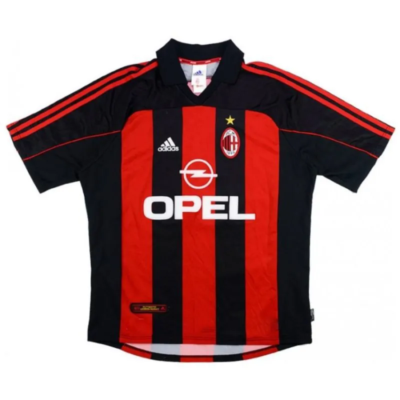 AC Mailand SHEVCHENKO 2000 2002 Retro-Heimtrikot - Rot/Schwarz