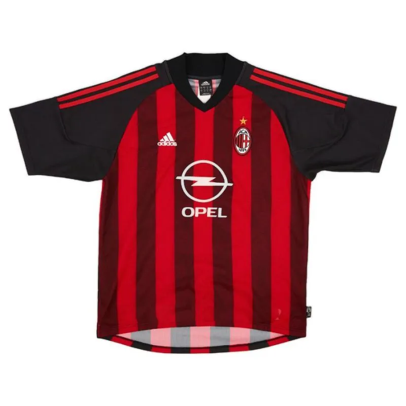 AC Mailand SHEVCHENKO 2002/03 Retro-Heimtrikot - Rot/Schwarz