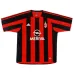 AC Mailand RUI COSTA 2003/04 Retro-Heimtrikot - Rot/Schwarz