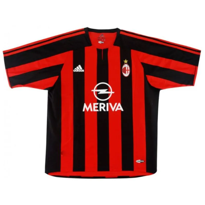 AC Mailand RUI COSTA 2003/04 Retro-Heimtrikot - Rot/Schwarz