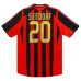 AC Mailand SEEDORF 2005/06 Retro-Heimtrikot - Rot/Schwarz