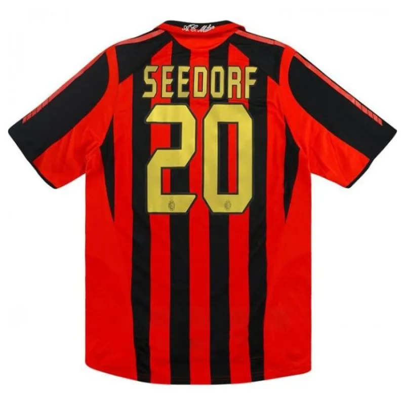 AC Mailand SEEDORF 2005/06 Retro-Heimtrikot - Rot/Schwarz